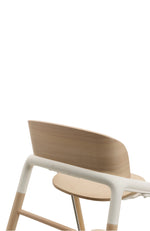 Giraffe Chair - Natural Wood/White